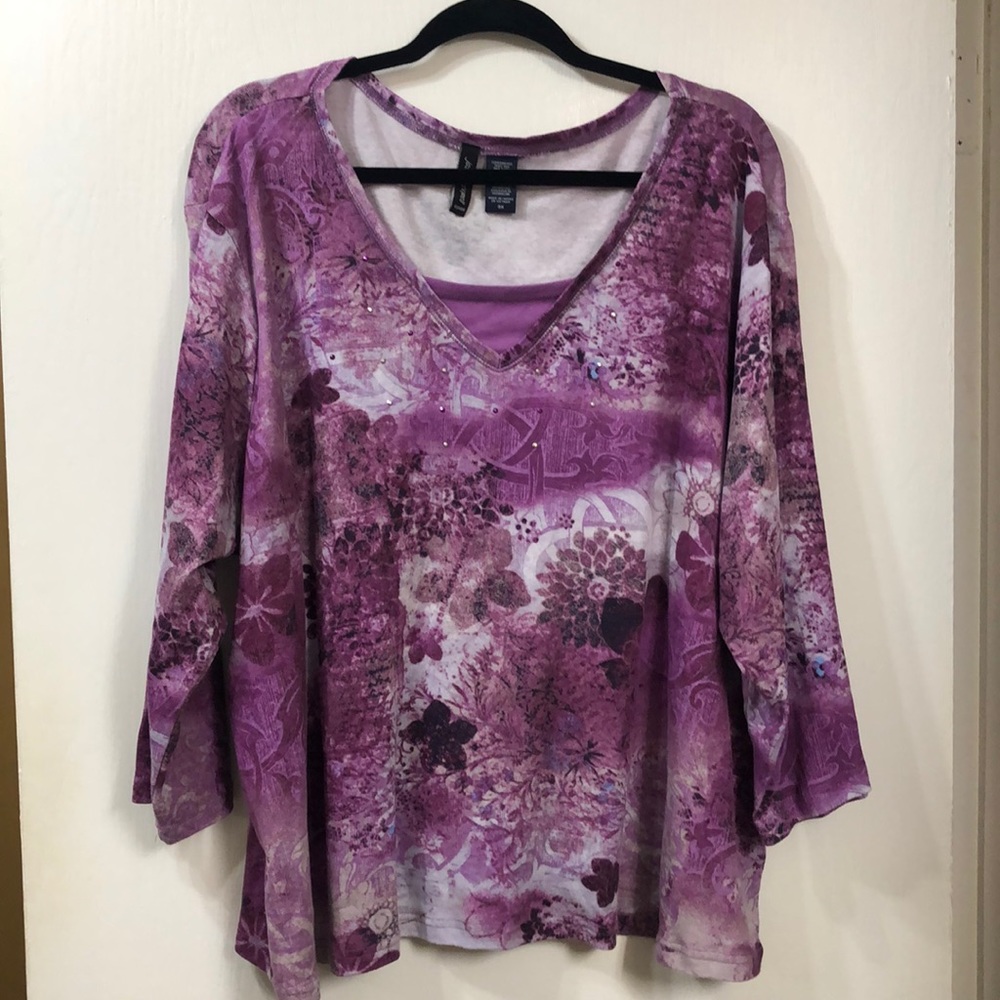 LIKE NEW! Jason Maxwell blouse size 3x